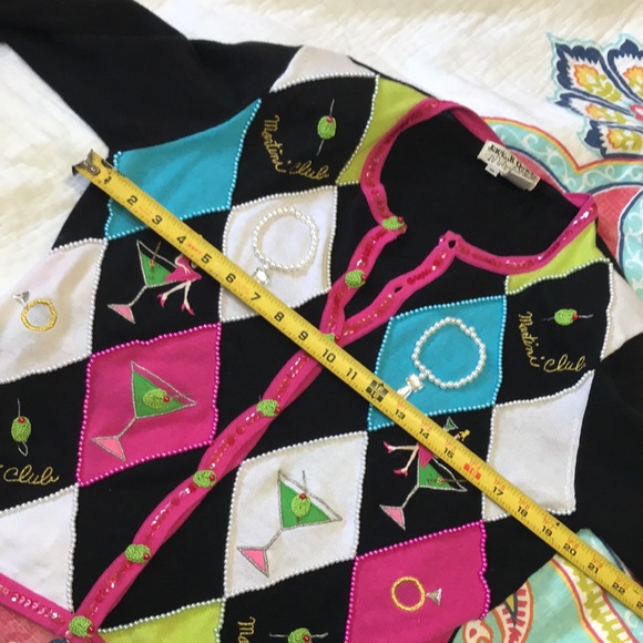 Too much fun martini club cardigan - Picture 8 of 15